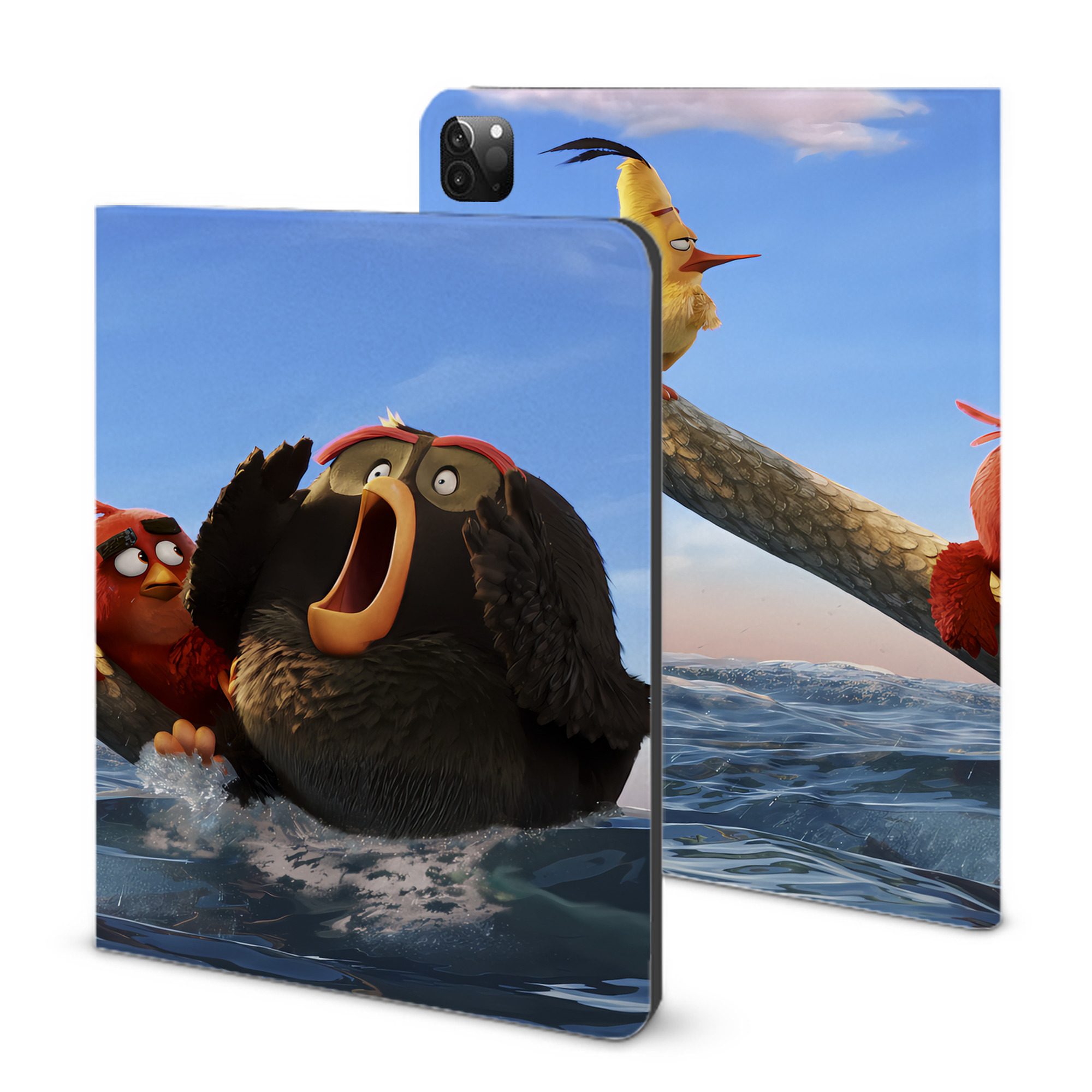 （画像用） Angry Birds アングリーバード IPadケース ペンホルダー付き ブックスタイルデザイン